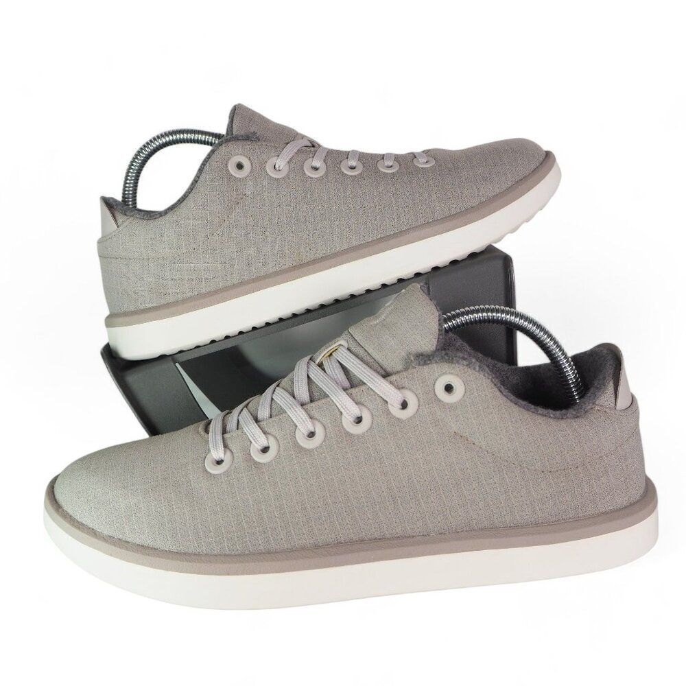 Allbirds Wool Piper Woven Casual Sneakers Pewter Grey / Blizzard Women's 11